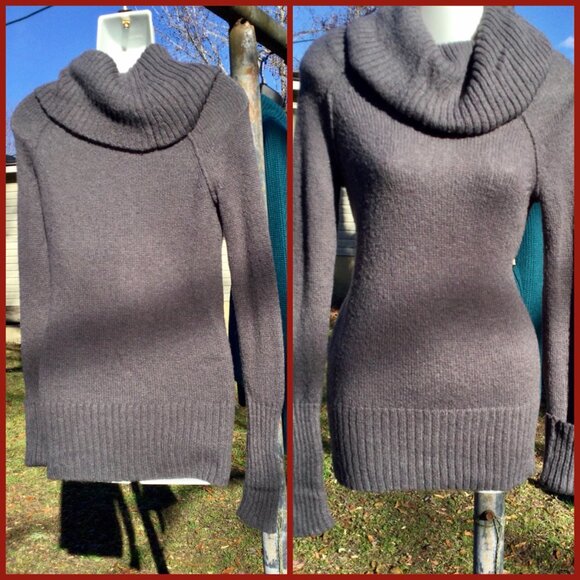 Cowl Neck Sweater, sz S - Picture 5 of 7